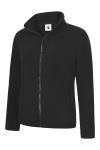UC608 Ladies Classic Full Zip Fleece Black colour image